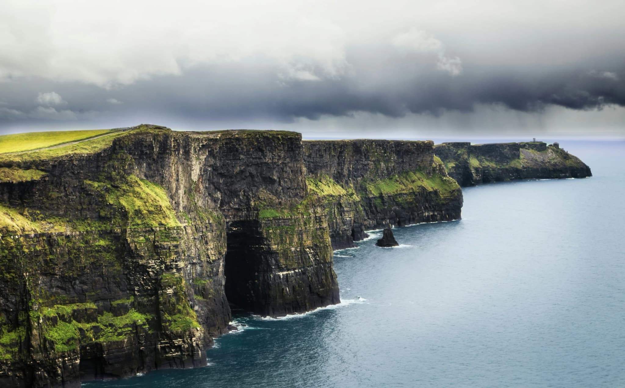 Irish landscape representing neutrality
